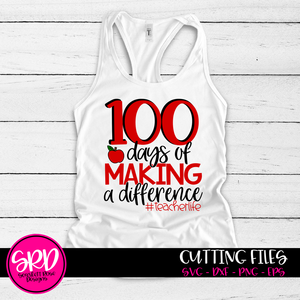 100 Days of Making a Difference SVG