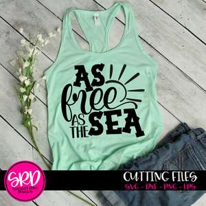 As Free as the Sea SVG