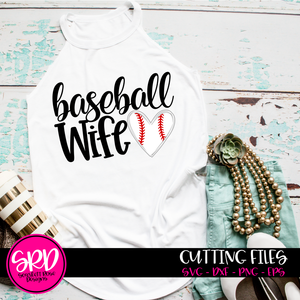 Baseball Wife SVG