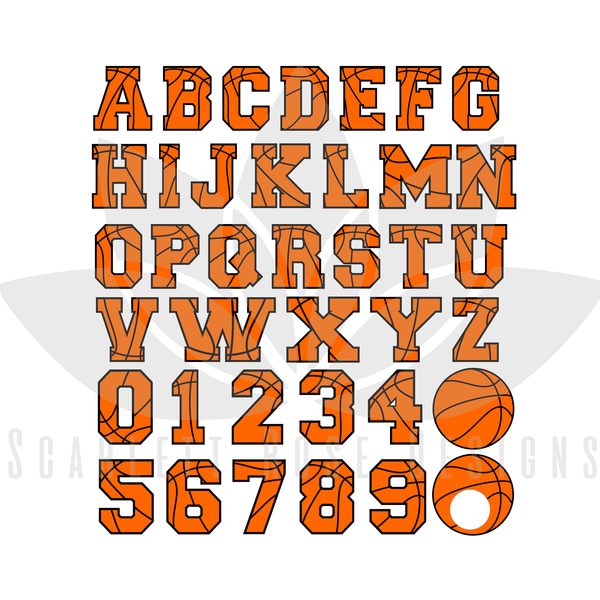 Basketball Font Numbers Stock Illustrations – 457 Basketball Font