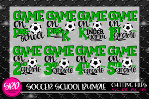 Game On School SVG - Soccer
