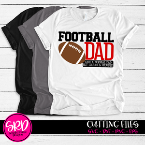 Football Dad - Louder & Prouder SVG