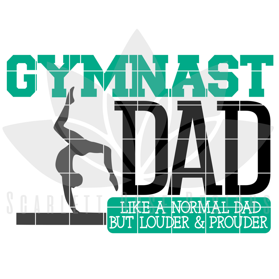 Gymnast Dad - Mom SVG SET