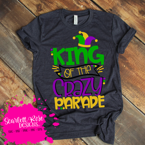 King of the Crazy Parade SVG