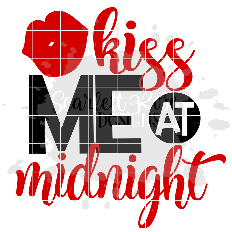 Kiss Me At Midnight SVG
