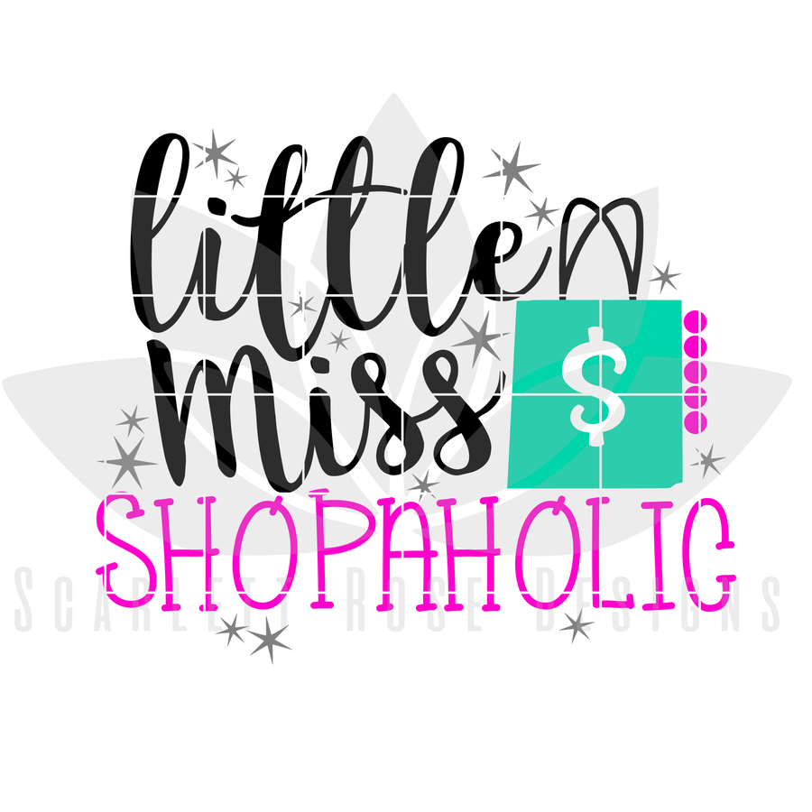 Little Miss Shopaholic SVG