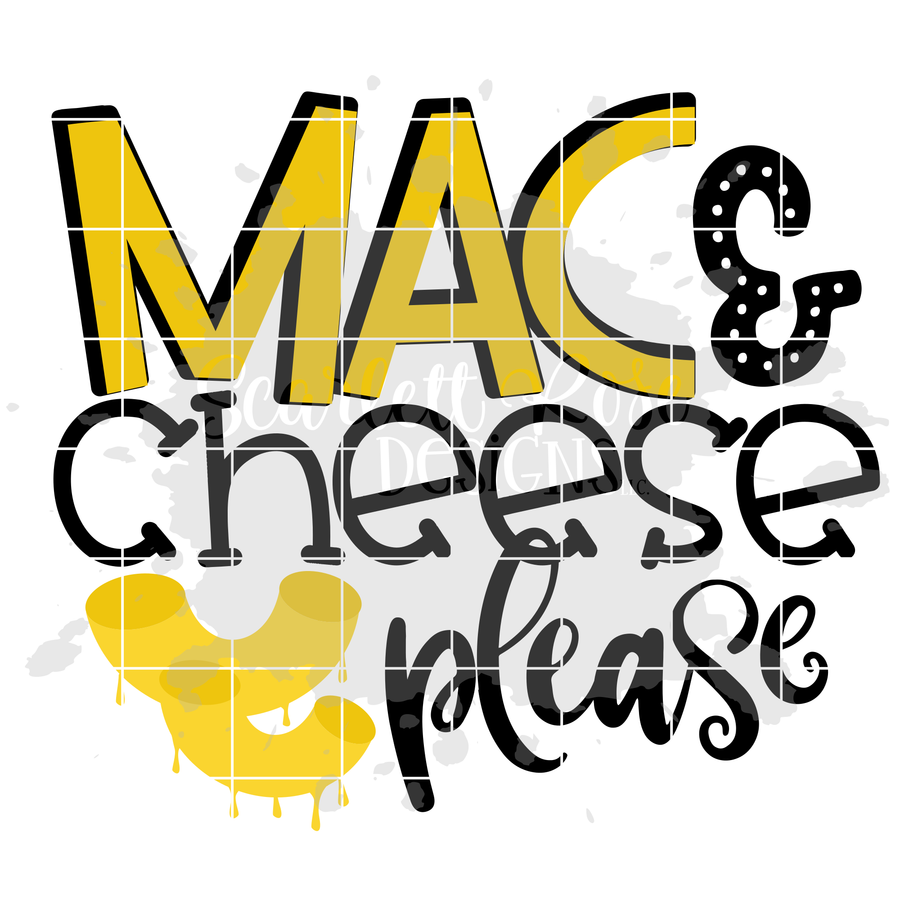 Mac and Cheese Please SVG