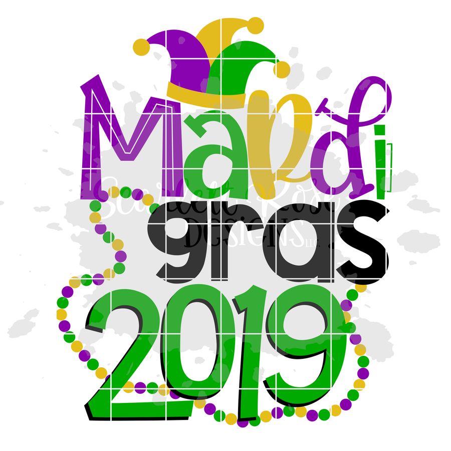 Mardi Gras 2019 SVG