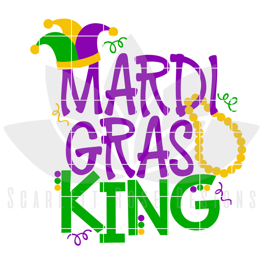 Mardi Gras King SVG