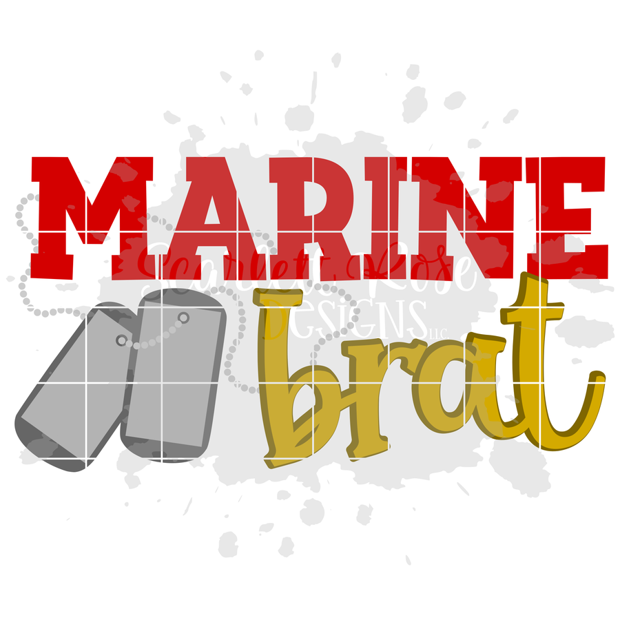 Marine Brat SVG