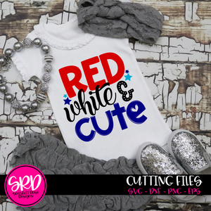 Red White & Cute SVG