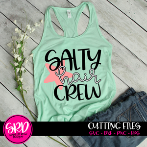 Salty Hair Crew SVG