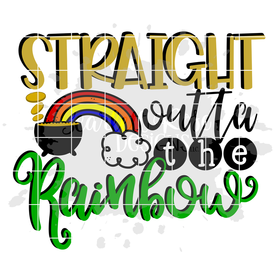 Straight Outta The Rainbow SVG