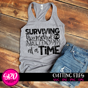 Surviving Homeschool One Meltdown at a Time SVG