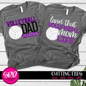 Volleyball Dad - Mom SVG SET