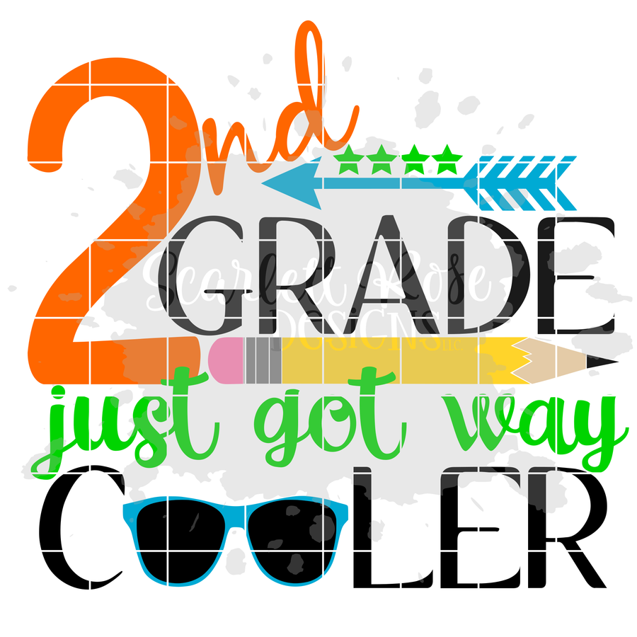 2nd Grade just got way Cooler SVG