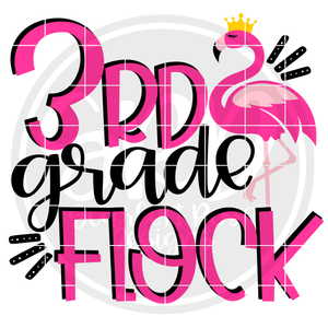 3rd Grade Flock SVG