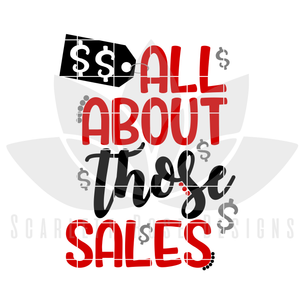 All About Those Sales, SVG cut file
