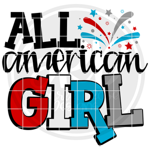All American Girl SVG - 2019