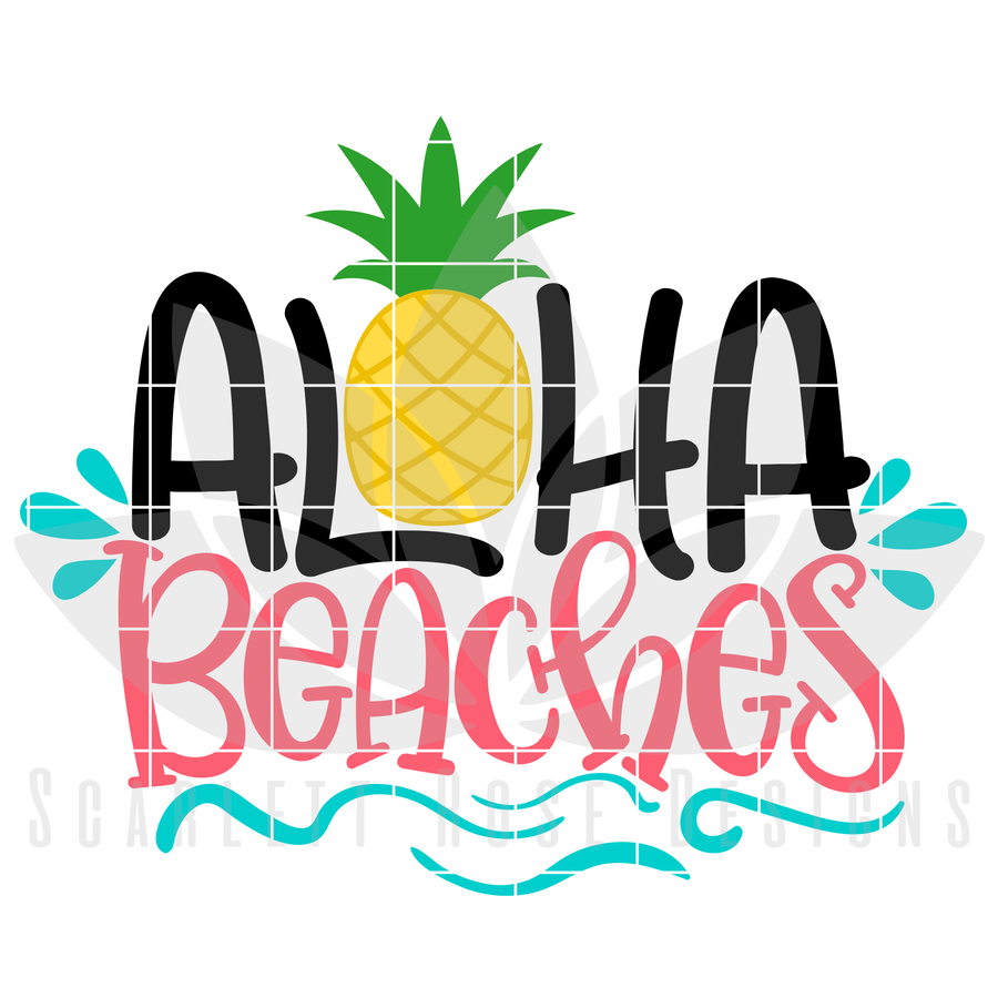 Aloha Beaches SVG