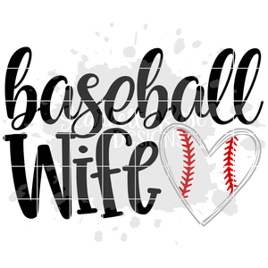 Baseball Wife SVG