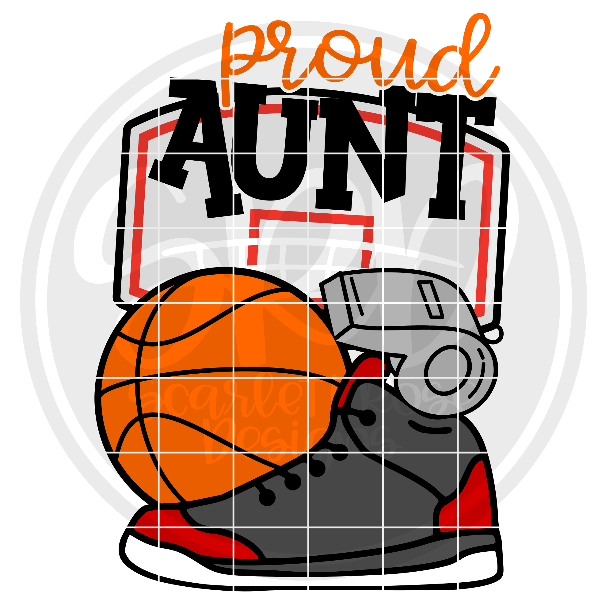 Proud mom Basketball SVG Cutting file, Basketball svg, silhouette