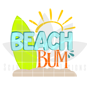 Beach Bum SVG