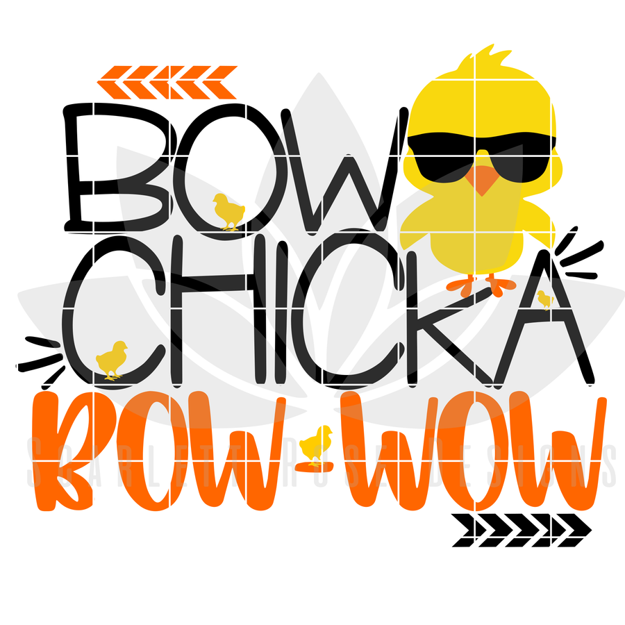 Bow Chicka Bow Wow SVG