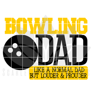 Bowling Dad -Mom SVG SET
