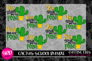 Cactus School SVG Bundle