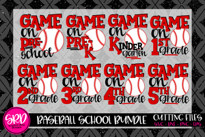 Game On School SVG - Baseball