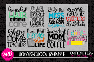 The Homeschool SVG Bundle