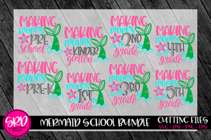 Mermaid School SVG Bundle