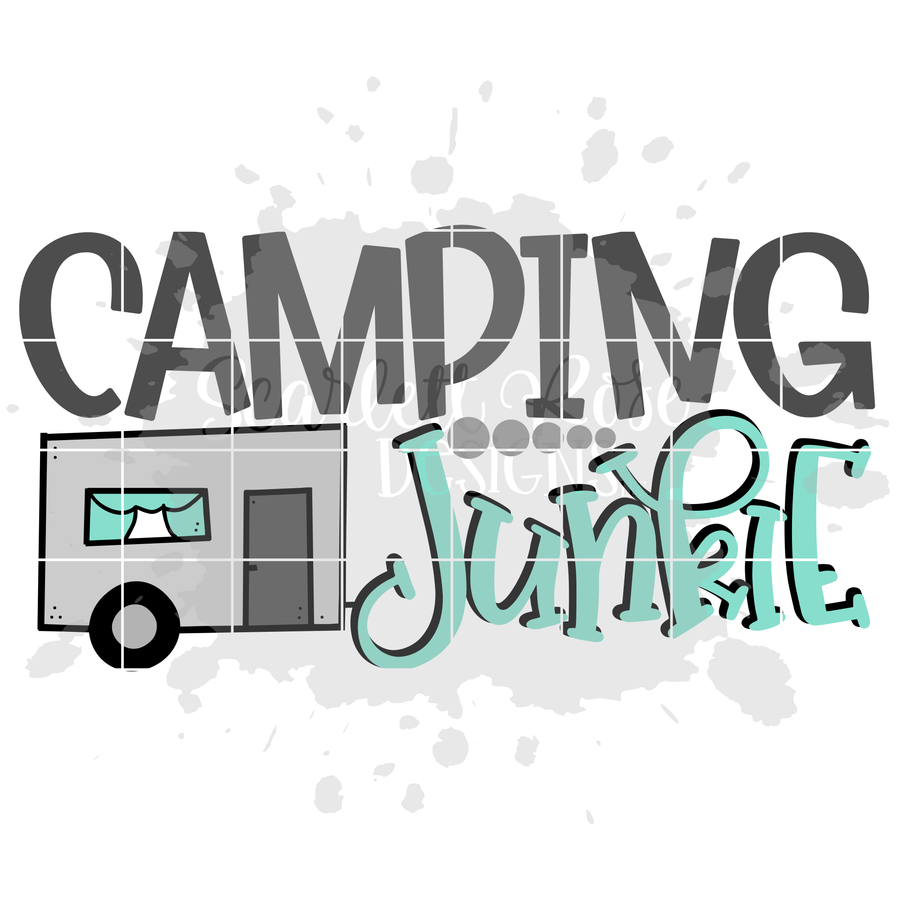 Camping Junkie SVG