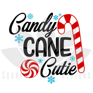Candy Cane Cutie SVG