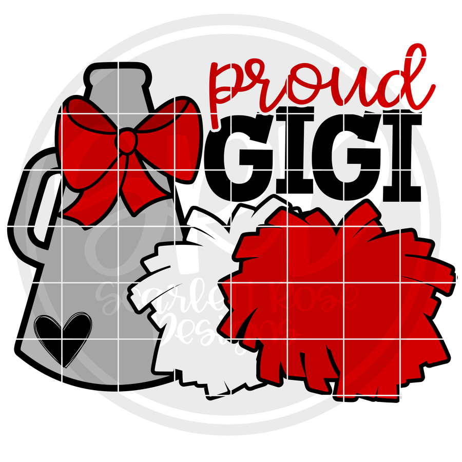 Cheerleading Gear - Proud Gigi SVG