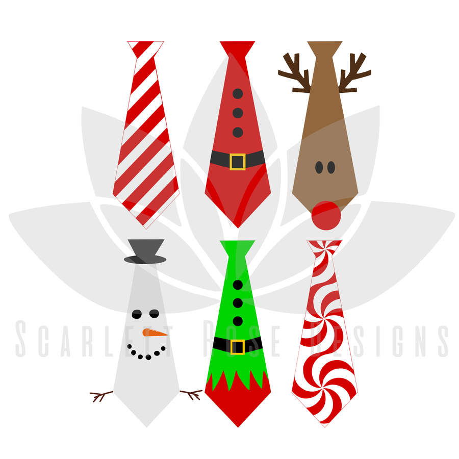 Christmas Ties SVG