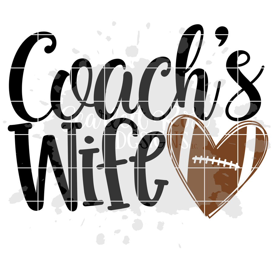 Coach's Wife - Football SVG
