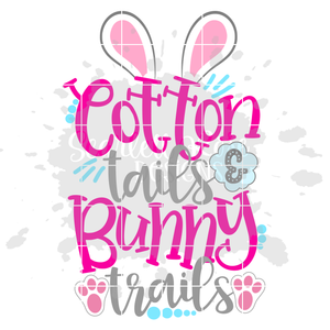 Cotton Tails and Bunny Trails SVG