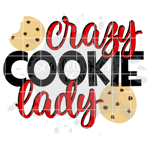 Crazy Cookie Lady SVG