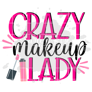 Crazy Makeup Lady SVG