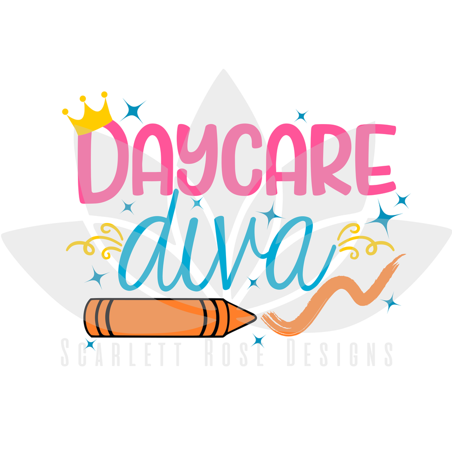 Daycare Diva SVG