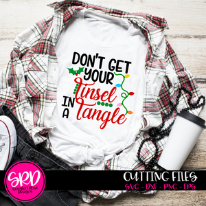 Don't Get Your Tinsel in a Tangle SVG