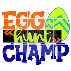 Egg Hunt Champ SVG