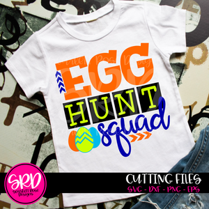 Egg Hunt Squad SVG
