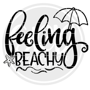 Feeling Beachy SVG - Black