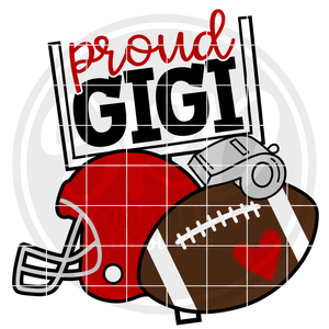 Football Gear - Proud Gigi SVG