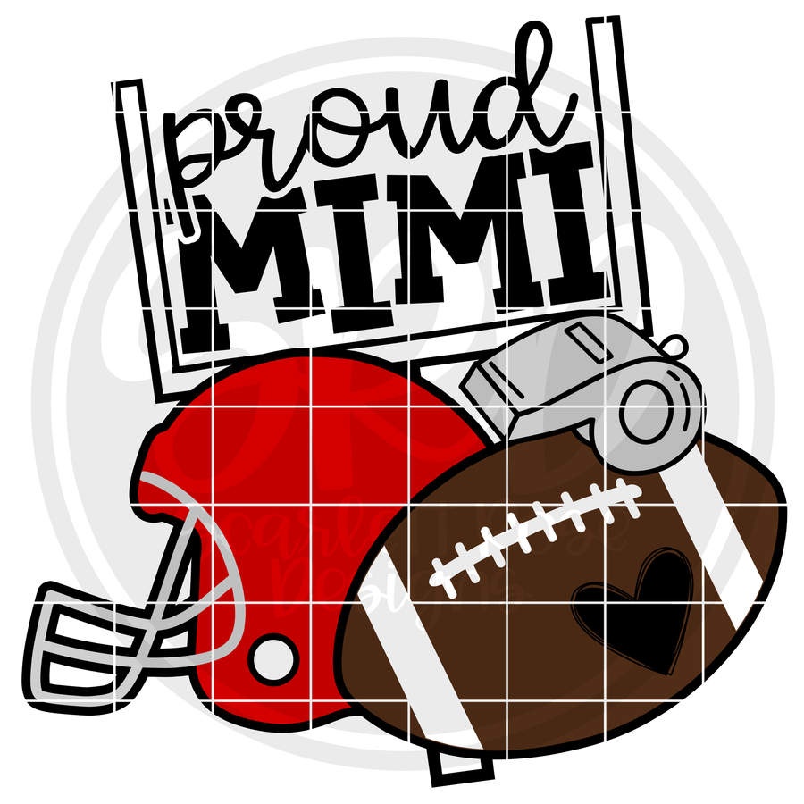 Football Gear - Proud Mimi SVG