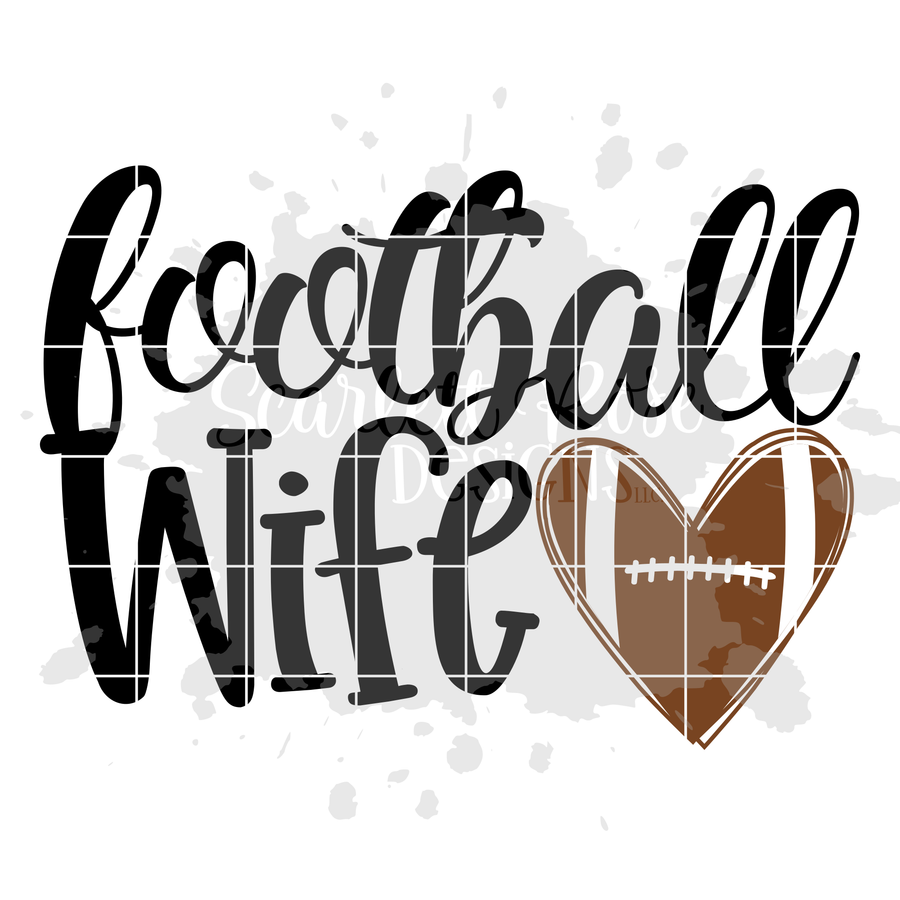 Football Wife SVG