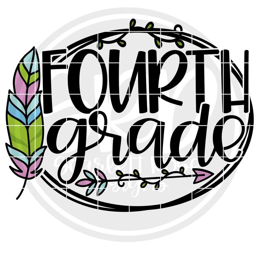 Fourth Grade - Feather SVG